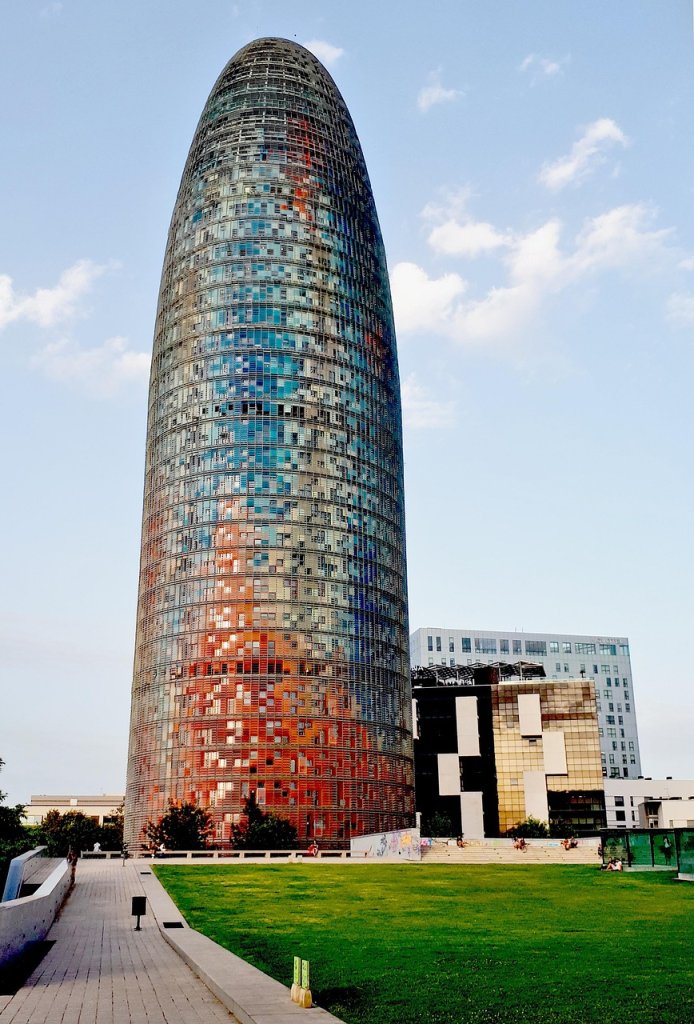 torre agbar, barcelona, spain, skyscraper, jean nouvel, architecture, modern, building, futuristic, torre agbar, torre agbar, torre agbar, torre agbar, torre agbar, barcelona, barcelona, jean nouvel